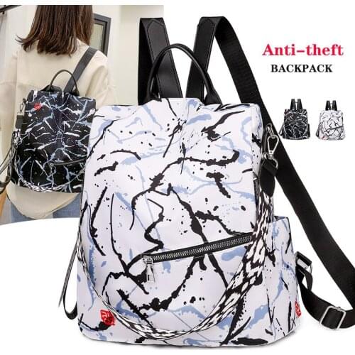 KMFFLY Brand Fashion Backpack for Women Oxford Cloth Shoulder Bags School Bags for Teenage Girls Female Travel Backpack Mochila