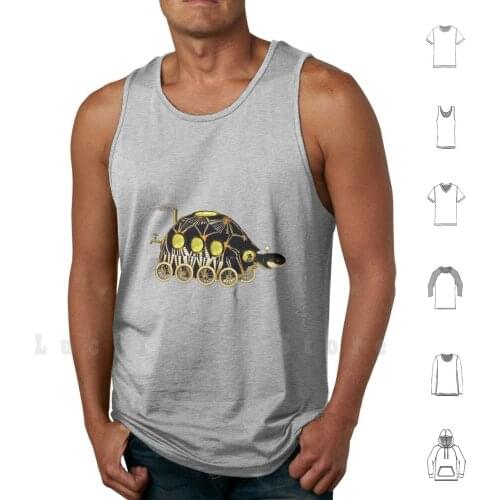 Steampunk Tortoise Tank Tops Vest Sleeveless Tortoise Animal Mechanical Steam Punk Steampunk Fantasy Sci Fi Steam Punk