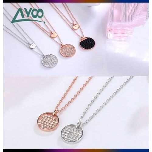 Fashion Jewelry SWA Charm Racket Racquet Trend Round Multicolor Personality Simple Cute Necklace Pendant For Women