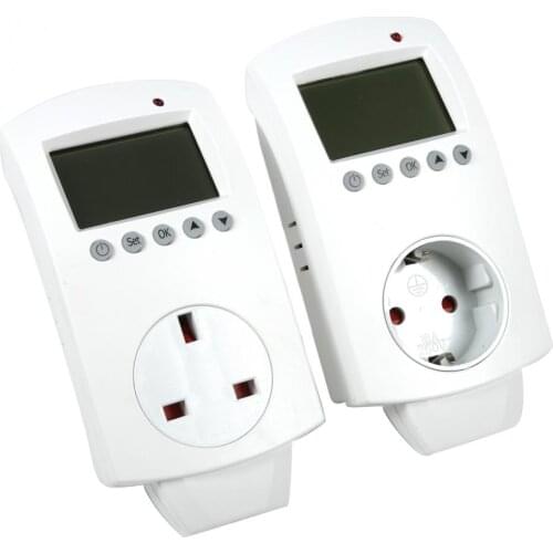 Programmable Outlet Thermostat Temperature Controller Plug In Thermostat Outlet Controlling Air Conditioner Thermoregulator Tool