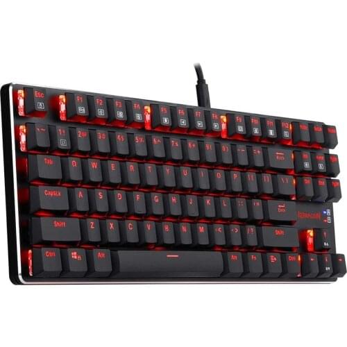 Redragon Mahoraga K590 Wired/Wireless Red Led Backlit Low Profile Red Switches Mechanical Gaming Keyboard
