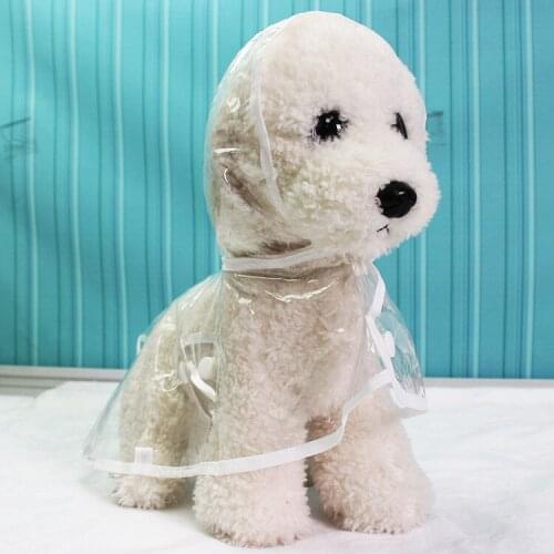 Mylb Fashion Pet Clothes Transparent Pet Dogs Raincoat PVC Waterproof Rain Coat Pets Small Dog Raincoats Clothing