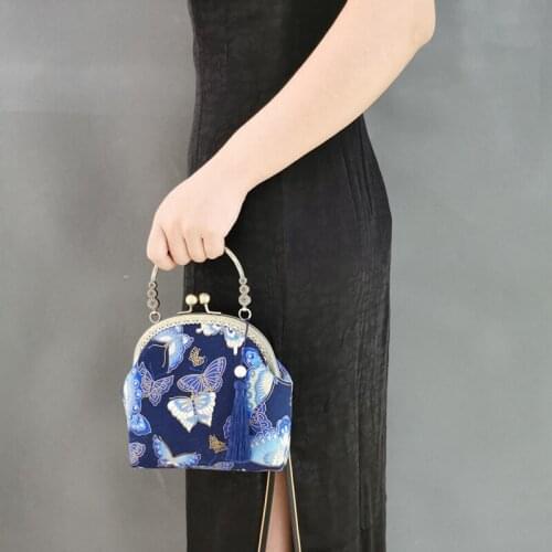 Handmade Vintage Fashion Butterfly Chic Lady Chain Women Shoulder Bag Crossbody Bags Tote Womens Handbags Purses