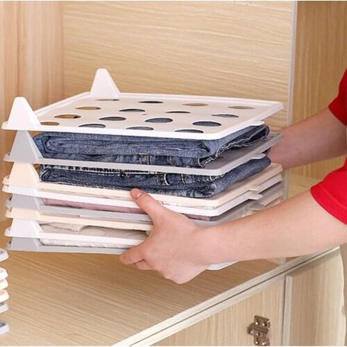 Space Wardrobe Layered Storage Compartment Storage Tool Cabinet Detachable Storage Board Partition Rack Closet Convenient Space