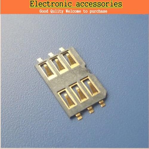 10pcs/lot SIM Card Slot Reader Holder Connector SIM Card Socket
