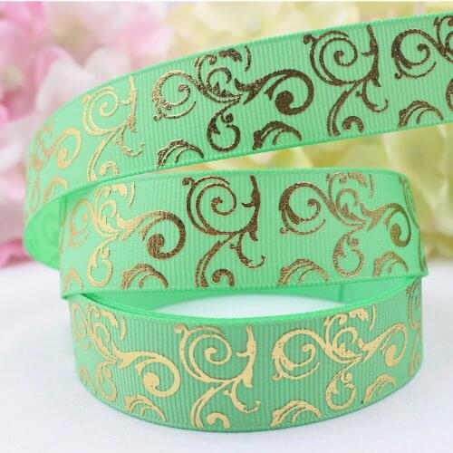 16728-16F, 10 yards / 22 mm roll bronzing ribbon, decorative wedding party favor, gift packaging materials, color optional
