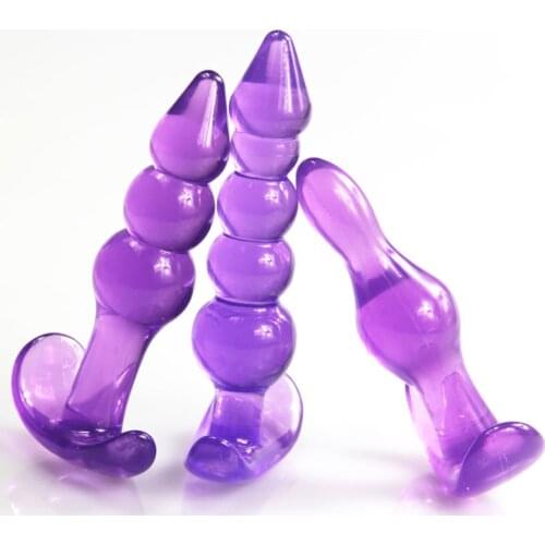 3pcs/lots butt plugs Bubbles Beginner Anal Plug Sex Toys for Women backyard anus stopper prostate Plug Waterproof Body Massager
