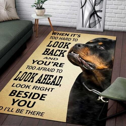 Dog 3D Printed Rugs Mat Rugs Anti-slip Large Rug Carpet Home Decoration Living Flannel Print Bedroom Non-slip Floor Rug 01