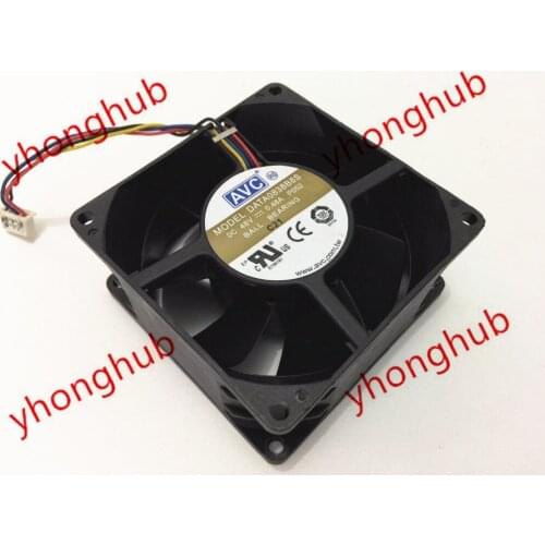 AVC DATA0838B8S P052 DC 48V 0.48A 80x80x38mm 4-wire Server Cooling Fan