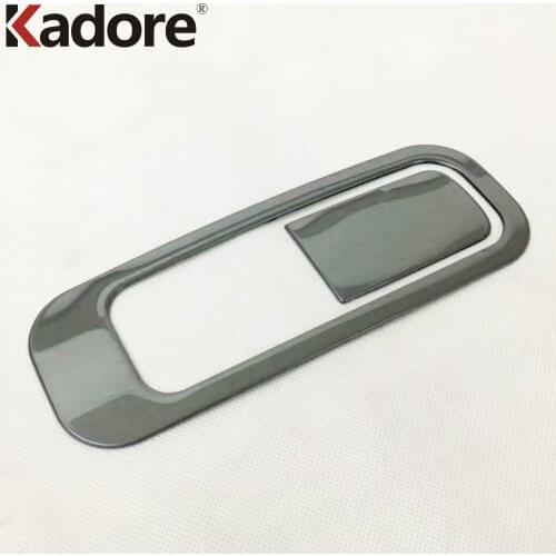 Car Accessories For MG Zs SUV 2017 2018 2019 2020 Stainless Steel Matte Glove Box Trim Cover Badge Garnish Cover