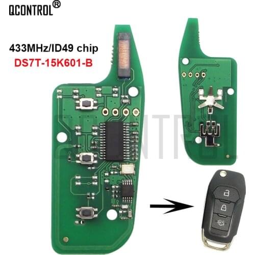 QCONTROL Car Remote Key 433MHz Circuit Board for Ford KA+ Modeo Glaxy S-Max 2014 2015 2016 DS7T-15K601-B