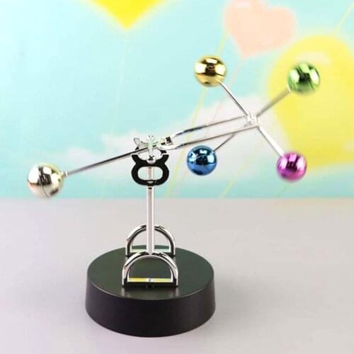 D7WF Kinetic Art Universe Electronic Perpetual Motion Desk Toy Home Desktop Furnishings Decoration