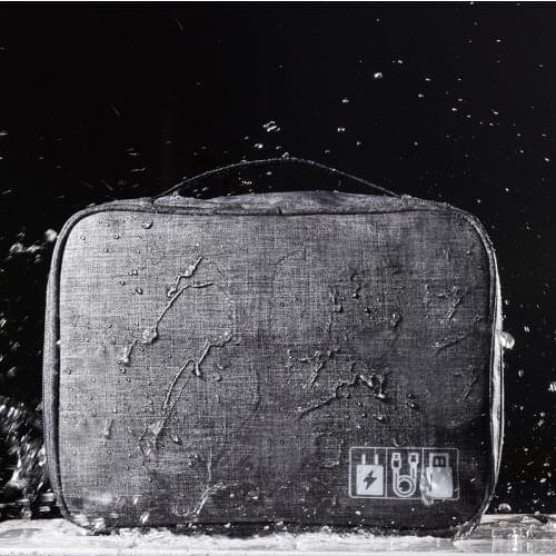 Cable Bag Travel Portable Digital USB Gadget Organizer Charger Wires Cosmetic Zipper Storage Pouch Kit Case Accessories Supplies