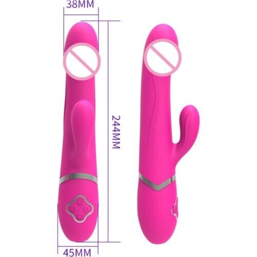 USB Charging Rotation Vibrating Vagina Massage Vibrator G Spot Stimulation Orgasm Dildo Vibrators For Women Sexy Vibrating Toys