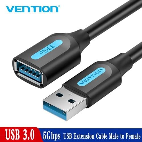 Vention USB Extension Cable USB 3.0 Male to Female Cable USB 3.0 2.0 Extender Data Cord for Smart TV SSD PS4 USB Cable Extension