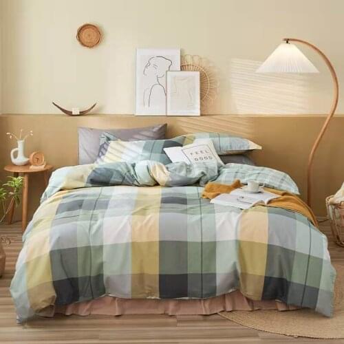 Pastoral Small Floral Bed Linens Set 100% Cotton Soft Comfortable Bedclothes Guest Room Adults US Twin Bedding Duvet Cover Set