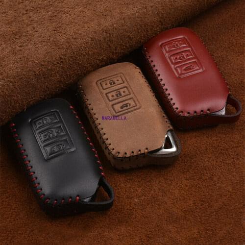 Handmade Leather Remote Key Case Cover Holder For Lexus NX RX GS 250 350 RC 300 ES 300h GS 200t IS 200t RX 350 RC 350 LS460