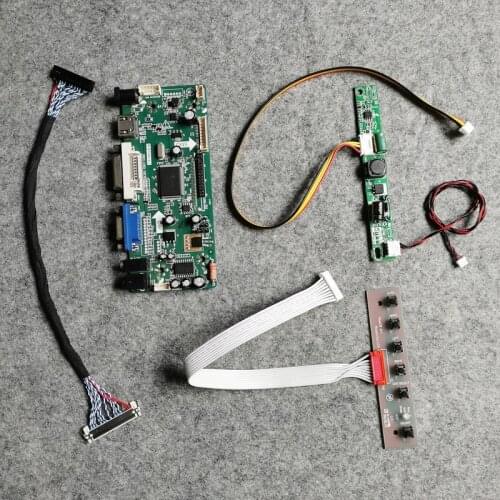 M.NT68676 1920*1080 30-Pin LVDS Fit LM270WF2/LM270WF5/LM270WF6/LM270WF7/LM270WF8 matrix panel drive board VGA+DVI Kit WLDE
