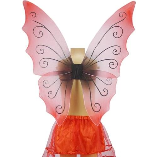 Little Devil Kids Adults Insect Fairy Wings Dress Up Halloween Cosplay Wings