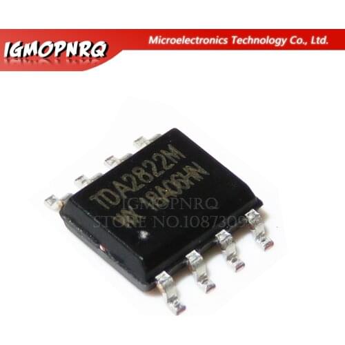 10PCS TDA2822M SOP8 TDA2822 SOP SMD 2282M SOP8 new and original IC