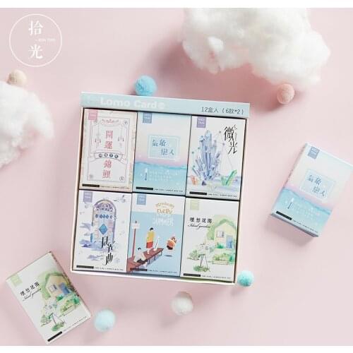 28 Sheets/Set Novelty Distant Light Series Greeting Card Lomo Card/Wish Card/Christmas And New Year Gifts