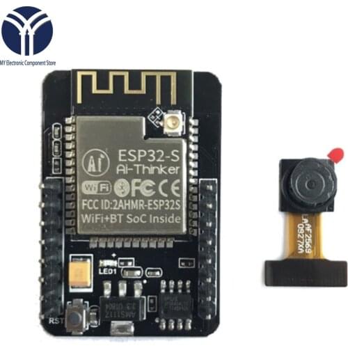 1PCS ESP32-CAM WiFi + Bluetooth Module Camera Module Development Board ESP32 with Camera Module OV2640 2MP For Arduino