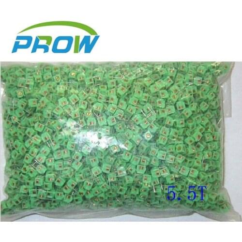 [PR]100pcs/lot 5.5 circle trimming inductance 5.5T adjustable inductor 433M wireless 315M transmitting receiving high frequency