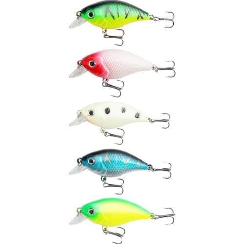 Rock Little Fatty 8cm/7g Noise Steel Ball Plastic Hard Bait Perch Cocked Mouth Simulation Bait