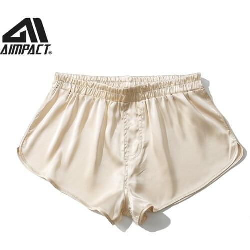 AIMPACT 3in Gym Shorts Men sexy Underwear Plus Size Homewear Sport Short Pants AM2354