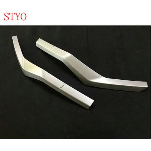 STYO Car ABS Chrome Front Bumper Lip Cover Trim For Mitsubishi Eclipse Cross 2018