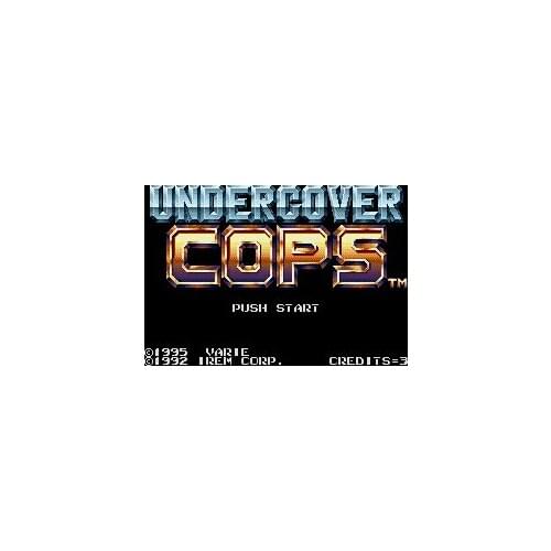 UNDERCOVER COPS 16 bit Big Gray Game Card For USA NTSC Game Player