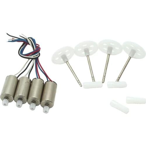 Quadcopter Replacement Spare Parts 2 CW + 2 CCW Engine Motors with Gears RC Car Part for SYMA X5SW/X5SC/X5HC/X5HW