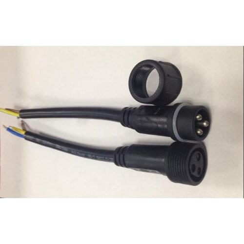 2 3 4PIN 1.0mm2 seal Waterproof connector Male female docking for outdoor LED lighting fitting Power cable 10set/1lot