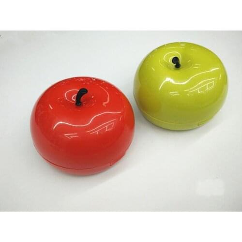 2018 explosion models mini 3D cute red green apple contact lens cleaner