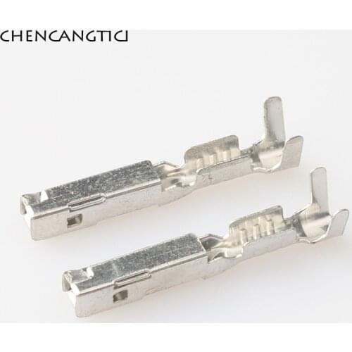 50 Pcs H62 Brass Tinned Automotive Terminal Connector Splice Pin 1.5MM Female Crimping Terminals DJ622-F1.5A G334