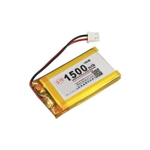 Free shipping 1pcs 753050 803048 3.7v 1500mah li-polymer rechargeable lithium battery li-po for cordless phone learning machine