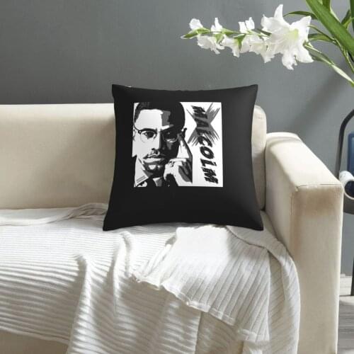 Malcom X Black And White pillowcase printed cushion cover sofa waist pillow pillow cover