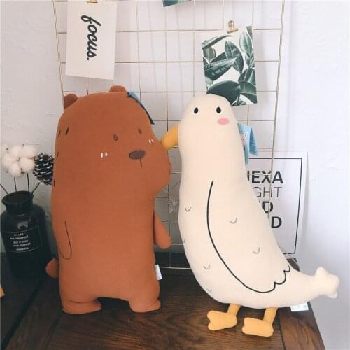 Lovely Bear Bird Whale Shape Throw Pillow, Kids Room Decorative Cushion, Fairy Tale Soft Pillow Sofa Cushions