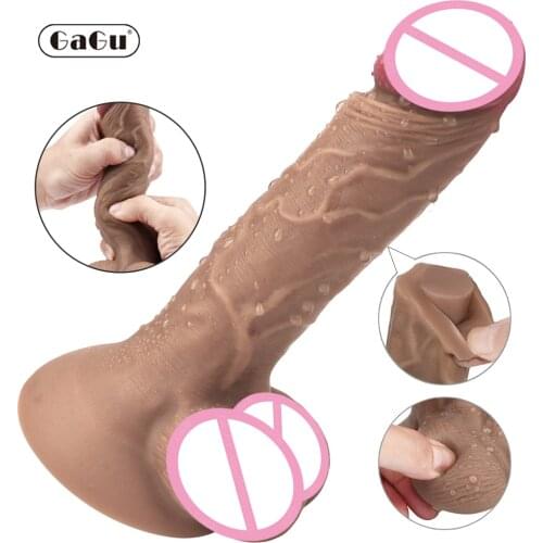 GaGu Dildo Realistic Dildos Big Penis With Suction Cup Anal Plug For Female Masturbation Sex Products Adult Sex Toys For Woman