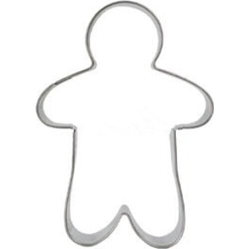 Gingerbread Man Shape Egg Biscuit Cookie Cutter Tools Stainless Steel Dessert Kitchen Aliexpress Coupon Top Sales Fondant