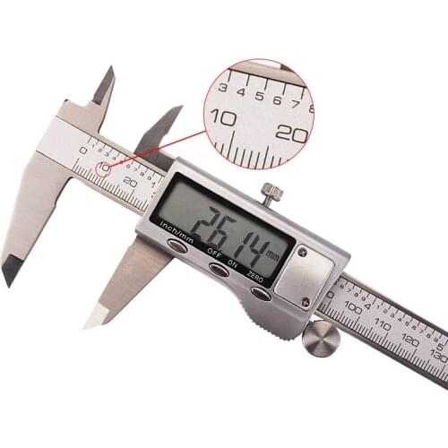 Measuring Tool Stainless Steel Digital Caliper 6 "150mm micrometer stick pachymeter measuring instrument Vernier Calipers