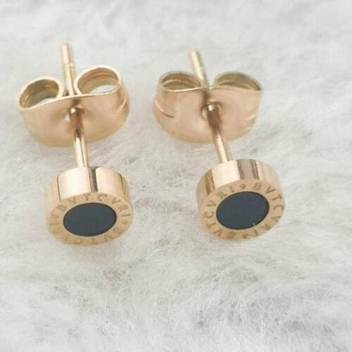 Classic Korean eye earrings women jewelry steel