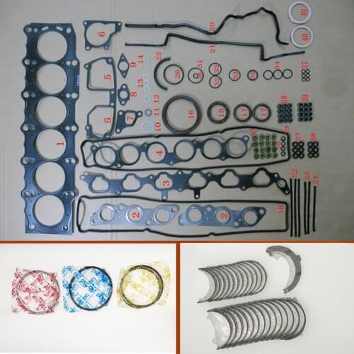 Metal Full Set Engine Gasket crankshaft connecting rod bearing piston ring For LEXUS GS SC Engine Parts 1JZ 2JZ 1JZGE 2JZGE