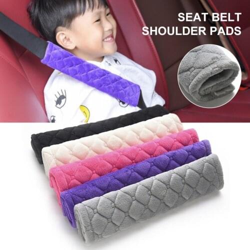 Soft Car Seat Belt Cover Universal Auto Seat Belt Covers Warm Plush Shoulder Cushion Protector Safety Belts Shoulder Protection