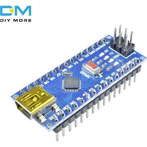 5PCS CH340 NANO V3.0 3.0 Mini USB Atmega328 ATmega328P Module 5V 16M 16MHZ Micro Controller Drive Driver Board For Arduino