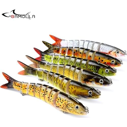 Swimbait Fishing Lure Weights 19g Hard Bait Swim Bait Realistic Wobbler Articulos De Pesca Isca Artificial Saltwater Lures 2019