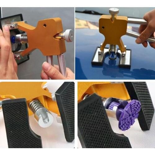 DIY Car Body Paintless Dent Repair Lifter-Glue Puller Hail Removal Repair Tool Kits with 18 Tabs For BMW Audi Ford VW