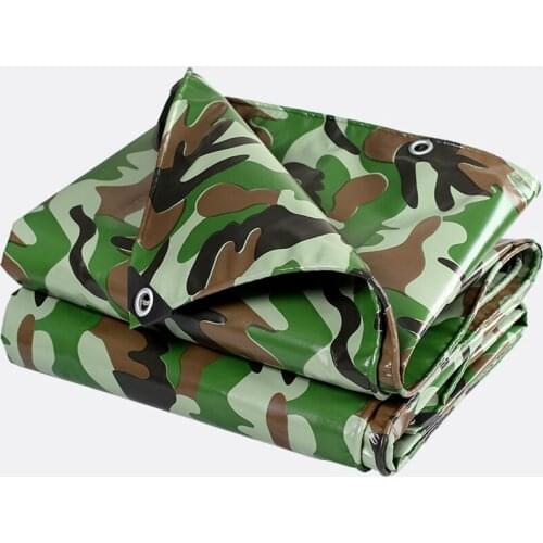 Various Size Thicken Camouflage Tarp Waterproof Tarpaulin for Home Garden Outdoor Sun Shade Sail Customized Size