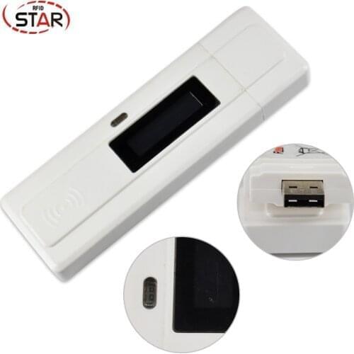 FDX-B Animal pet id reader chip transponder USB RFID handheld microchip scanner for dog cats horse