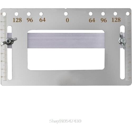 Stainless Steel Door Furniture Handle Punch Locator Template Wood Drill Guiding Mulitifunction Woodworking Accessories O12 20